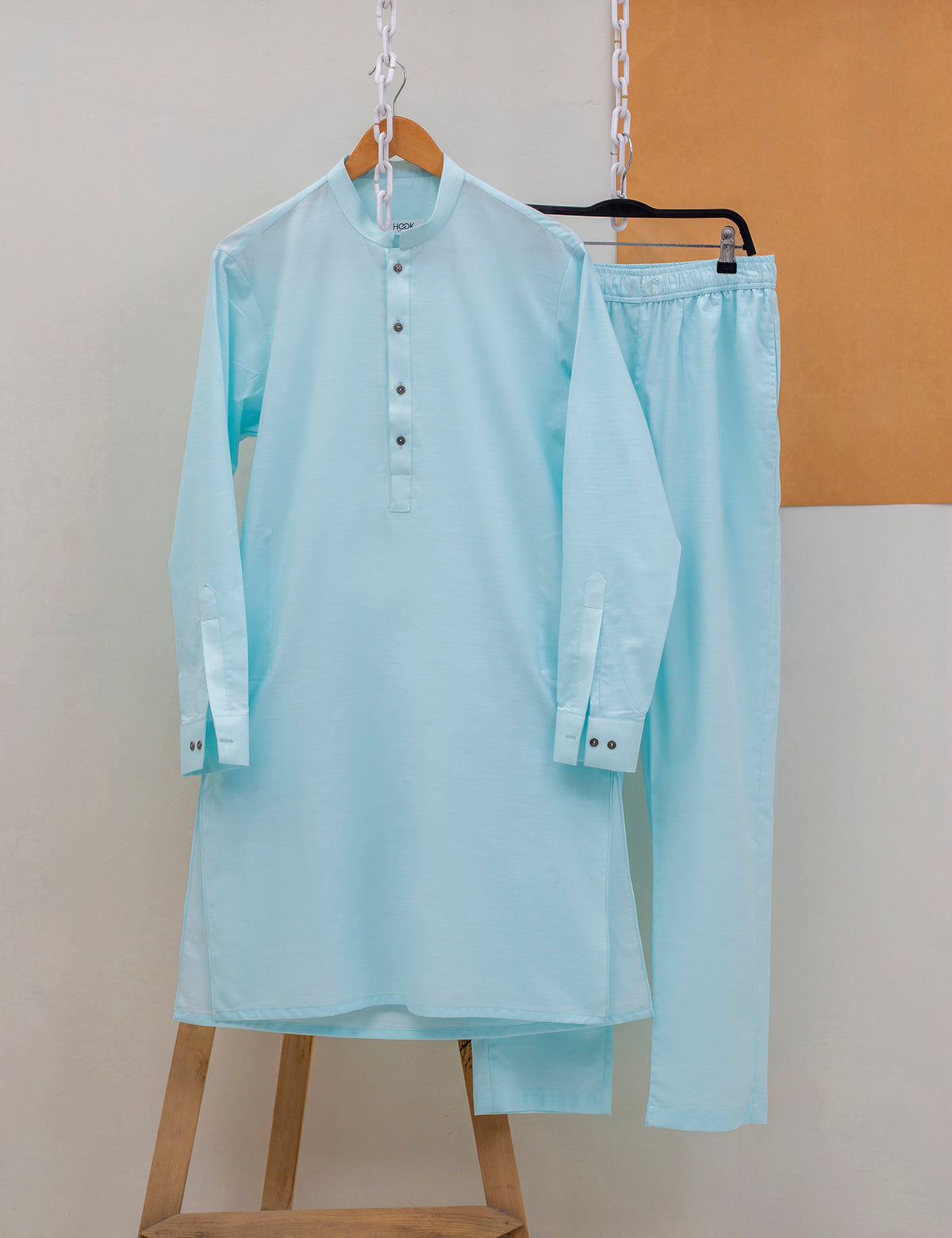 BASIC KURTA PAJAMA - SLIM FIT - MINT