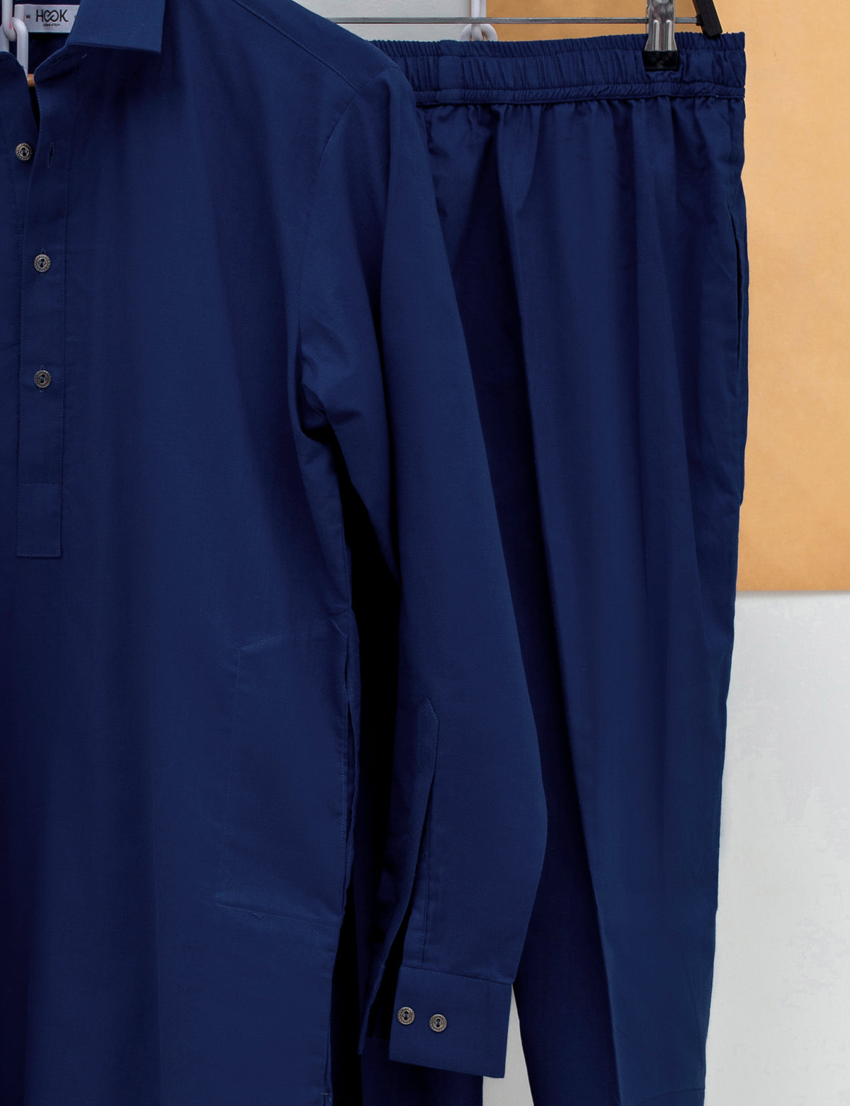 BASIC KURTA PAJAMA - SLIM FIT - NAVY BLUE