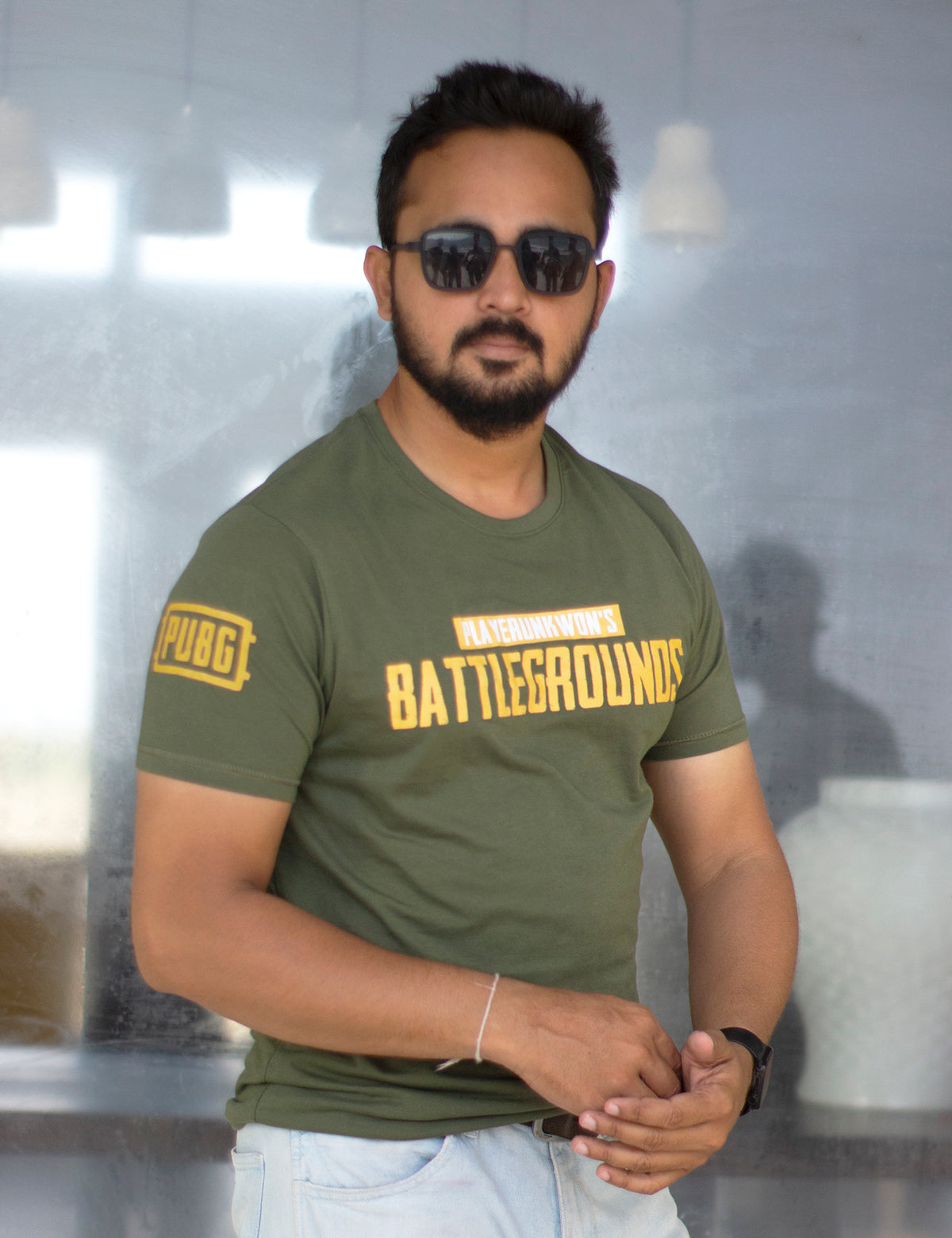 PUBG GRAPHIC TEE - OLIVE